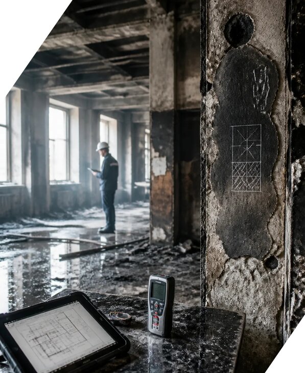 Обследование зданий после пожара в Фурманове от 15282 р. | ЭкспертизаРоссия